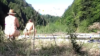 Mad about Corona - anal stance outdoor